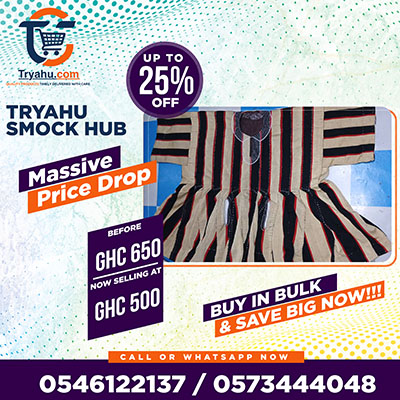 Buy Handmade Ghana Smocks | Fugu & Batakari Tryahu Store